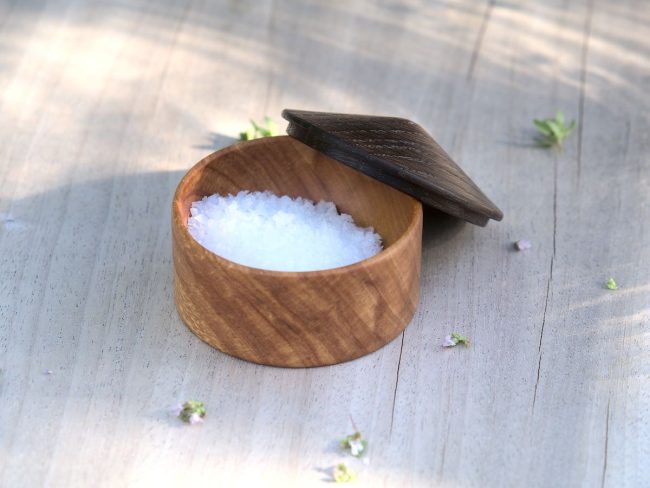 Salzdose Apfel Eiche 2